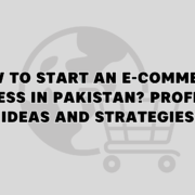 start business idea in pakistan ecommerce